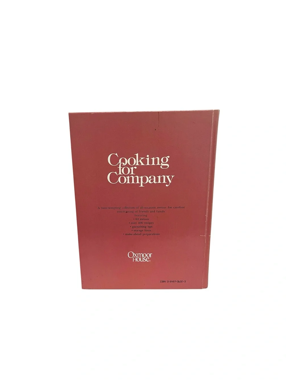 Vintage 1985 Cooking For Company Southern Living Winifred Green Cheney HC